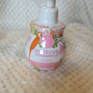 Scentsy Tropical Hand Soap with Pink and Orange Design